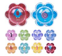 Figure Da Vasca - Palloncini Educativi per Piscina E Giochi d'Acqua,Gioco di Risveglio Sensoriale per con Figure per Vasca, Bagno e Giardino