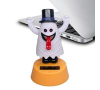 Figure Danzanti ad Energia Solare,Decorazione con Testina Oscillante | Animati per Halloween da Cruscotto per Casa Soggiorno Veicolo Viaggio Interni Automobilistico