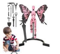 Figure d'azione Lucky Robot,Lucky Doll 13 | Figura articolata 13 stampata in - Giocattolo di costruzione di robot animato multi-articolato 13, giocattoli Fidget di action figure mobili 13 per ragazzo