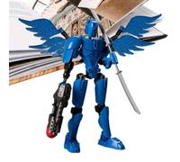 Figure d'azione multi-articolari, robot mobile multi-articolazione Robot | Personaggi giocattolo e set da Robusti personaggi d'azione creativi per bambini e ragazzi