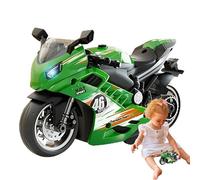 Figure de Moto - Kit de Moto de jouet électrique mot o Push and GO, poitrine de mot o à collection, Toy de salle de jeux pour garçons filles plaisir son à piles modèle de m oto l