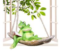 Figure Decorative Da Giardino Per Esterni | Figura Decorativa Rana In Giardino | Scultura Animale Realistica In Resina Resistente Alle Intemperie Per Giardino Terrazza Parco Recinzione