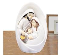 Figure del presepe | Collezione di presepi in resina di Gesù da 10,2 cm, statuette religiose decorazione religiosa per feste cristiane da collezione per feste di compleanno, caminetto da tavolo