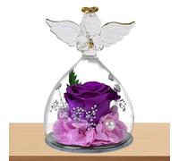 Figure di Angeli in con - Bellissimo Ornamento commemorativo con Una Scultura Angelica Unica e Delicatamente conservata | Presente per Le Donne per la Festa della Mamma San