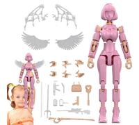 Figure Di Azione Modulare: Giocattolo da Costruire, Personaggi Mobili | Set Intercambiabile per Bambini Creativi, Kit Blocco Divertente per Lo Sviluppo Di Abilità Motorie, Attività POI