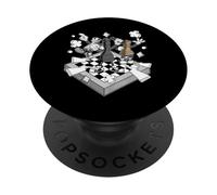 Figure di battaglia di scacchi Chessman Scacco matto Scacchi PopSockets PopGrip Adesivo