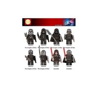 Figure di blocchi da costruzione Star Wars Knights Starkiller Puzzle assemblati Giocattoli per bambini