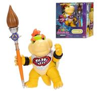 figure di Bowser Jr. 12,7cm del film Super Mario Galaxy con accessorio | Prodotto con licenza ufficiale Jakks Pacific, 17 punti di articolazione, include pennello, 3+