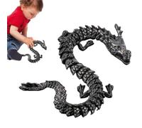 Figure di drago cinese Fidget, drago cinese stampato in 3D Personaggi da | Drago cinese Figure da collezione Decorazioni da tavolo per scrivania, libreria,