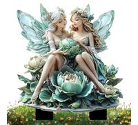 Figure di fate Garden figure magiche di | Sculture in miniatura affascinanti con colori vivaci ideali per migliorare le scene del giardino fatato Terrari interni 'ufficio Pant