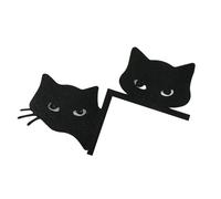 Figure di gatti in metallo robusto per decorazione porta portatile per gli amanti dei gatti e gli appassionati di decorazione