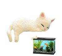 Figure di gatti in miniatura | Decoratio per scaffalatura Figurine Gatti,Statuette di gatti in miniatura per ufficio biblioteca schermo acquario paesaggio auto camera da | ufficio e luogo di
