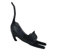 Figure di gatto, fermalibri per gatti decorativi, scultura carina in di gambe estensibili, decorazione della biblioteca per la decorazione della casa di Natale, bagno, giardino, comodino