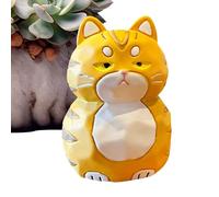 Figure di gatto - Mini resina animale sculture | Carina statua di gatto per scrivania, auto, camera per bambini o uffici decorazione, donna di ornamenti regalo, uomini, cum