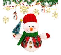 Figure di pupazzo di neve - pupazzo di neve con illuminazione per centrotavola, statuette di Natale, per caminetto, festa invernale, casa, vacanze, scrivania interna