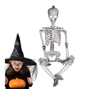 Figure di scheletri - Ossa realistiche, articolazioni mobili dettagliate | Accessori di Halloween per decorazione bara, atmosfera spaventosa, decorazione macabra per festa di fantasmi ed eventi