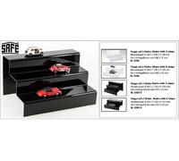 Safe Scale espositive in acrilico per ferrovie 2 livelli B300xT230xH125 mm 5266-5