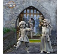 Figure Di Villaggi Medievali Per Bambini - Modelli Da 75Mm ThePrintingGoesEverOn