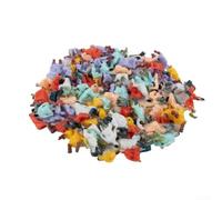 Figure dipinte della scala di HO 100pcs che siedono passeggeri 1:87 modello di treno persone per l'esposizione di modelli architettonici