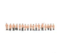 Figure dipinte in scala HORailroad Layout People1:87 Modello PasseggeriTrain Scene AccessoriesDiorama Popolazione SetPlastic Station FollaModel Railway HumansSand Table MiniaturesHobby