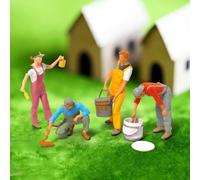 Figure in scala 1:64 del pittore in miniatura Accessori per la scena del