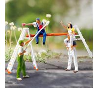 Figure in scala 1:64 del pittore in miniatura Accessori per la scena del