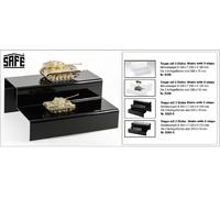 Safe Scale espositive in acrilico per ferrovie 2 livelli B300xT230xH125 mm 5266-5