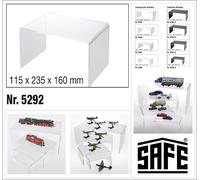 Figure IN Vetro Präsentationsbrücken Acrilico Espositore L 235x160x115 Safe 5292