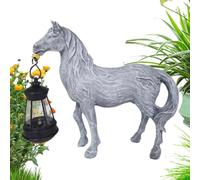 Figure luminose per esterni, realistiche e resistenti alle intemperie, statuetta di animali solare all'aperto da giardino, per la casa, il patio, il prato, portico, il balcone, i compleanni e le feste