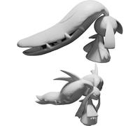 Figure Mawile e Mega Mawile per Pokemon 35mm Gioco Tavolo Set Stampato 3D