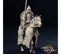 Figure Medievali Cavaliere Con Lancia - 75mm Modelli Guerriero Della Marca