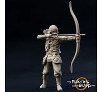 Figure Medievali Di Cavalieri Arciere - Modelli Da 75Mm - Guerriero Della Marca