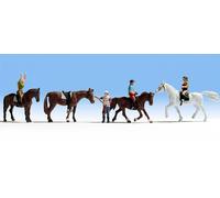 Figure Noch H0 (15630): Scheda - 4 Cavallo Con Cursori