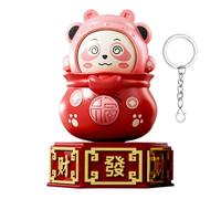 Figure Panda, giocattoli unici con panda anime, statuetta in miniatura | Ornamenti creativi da appendere, diverse espressioni cambiano manualmente giocattolo per compleanni festivi