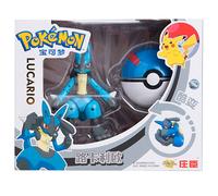 Figure POKEMON con POKEBALL UFFICIALI TAKARA pikachu + 11 personaggi
