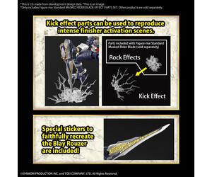 FIGURE RISE MASKED RIDER BLADE EF PT SET MODEL KIT BANDAI MODEL KIT