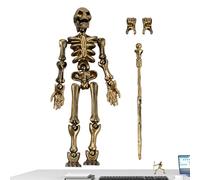 Figure scheletriche per bambini, Giocattolo di figura dello scheletro - Giocattolo sensoriale di figura flessibile - Artigianato di assemblaggio completo del corpo per l'animazione Stop