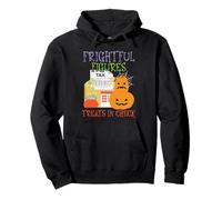 Figure spaventose tratta in assegno contabile Halloween Felpa con Cappuccio