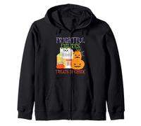 Figure spaventose tratta in assegno contabile Halloween Felpa con Cappuccio