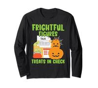 Figure spaventose tratta in assegno contabile Halloween Maglia a Manica