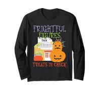 Figure spaventose tratta in assegno contabile Halloween Maglia a Manica