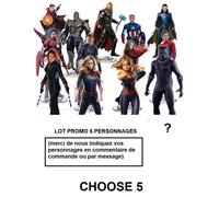 Figure SUPER HEROS AVENGERS 15 cm acrilico universo Marvel Top Qualità prezzo