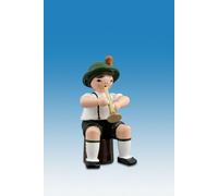 Figure Tutto L'Anno Musicista Seduto Con Tromba Altezza Ca 7cm Nuovo Primavera