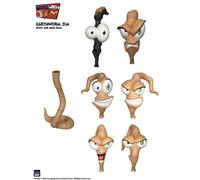 Figure videogioco Earthworm Jim Bob The Killer Psy Crow PDNA giocattoli...