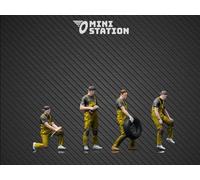 Figuren Set - Mooneyes Mechanics - - Mini Station 1:64