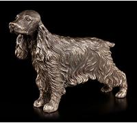 Figuren Shop GmbH Cocker Spaniel STATUINA cagnolina Cane Statua Decorativa Simil Bronzo Veronese