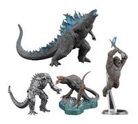 Figures Godzilla vs Kong Hyper Modeling Pvc 4 Packs Limited Edition