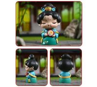 Figures, Resin Dashboard with Wobbling Heads, Decorative Miniature Collectibles for Home Interior Fireplace Desktop Wall Display Showcase Room Setup, 1.57x1.57x3.54 Inches