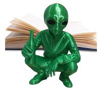 Figurina Alien,Statuina Alien Piccola Oggetto da Collezione | Piccola Scultura Decor Da Giardino, Decorazione Per Casa E Esterno Per Cortile, Portico, Camera Da Letto, Soggiorno E Favori Di
