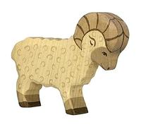 Figurina Ariete in Legno